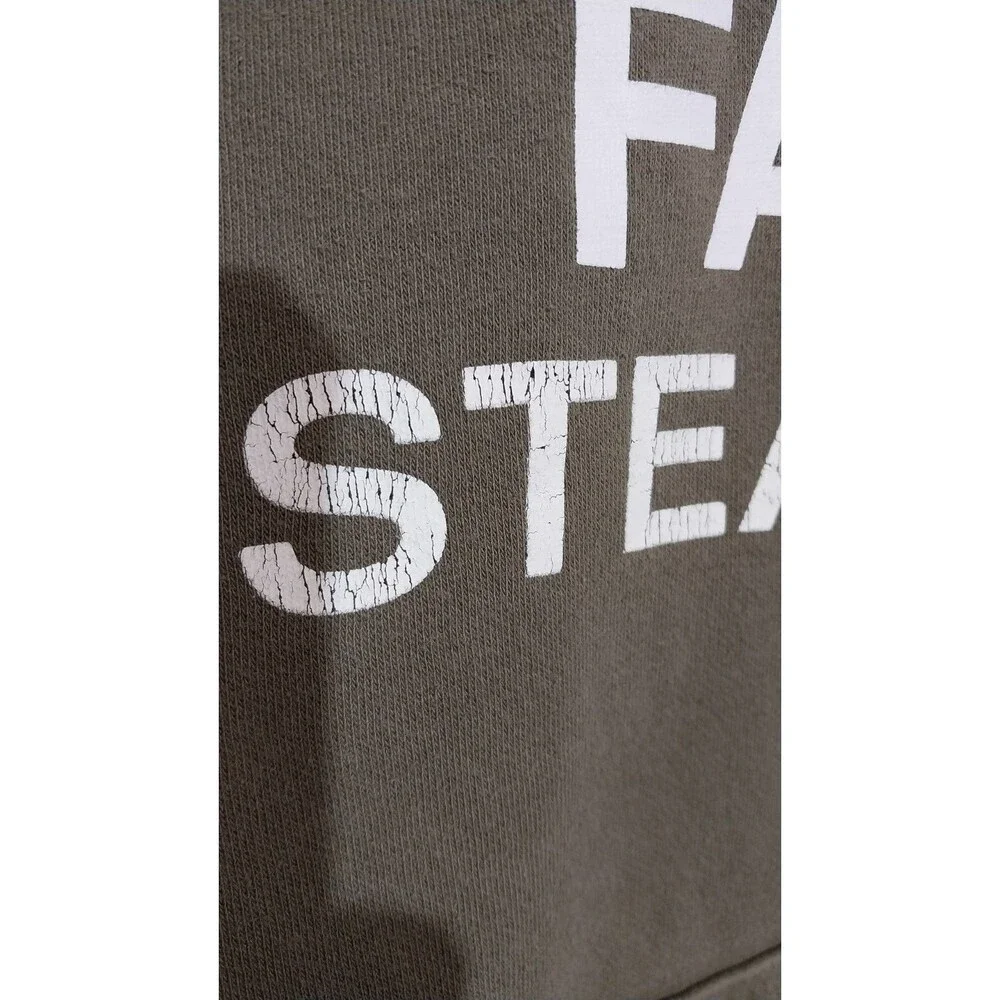 The North Face Hoodie Mens S Green Sweatshirt Camping Hiking Sweater Steamboat